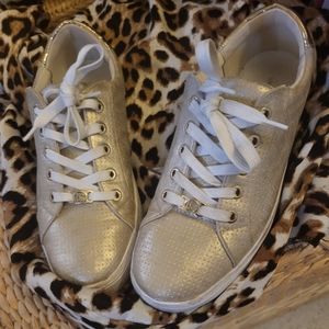 Liz Claiborne  leather canvas